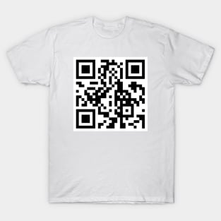 Rick Roll GIF QR Code T-Shirt